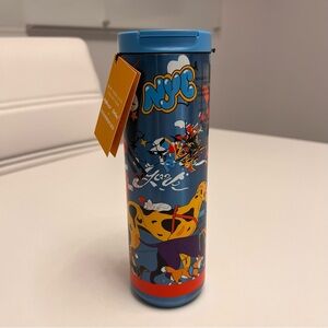 BRAND NEW STARBUCKS X MARCOS CHIN NYC COLLAB 16oz STAINLESS STEEL TUMBLER 🍎🗽